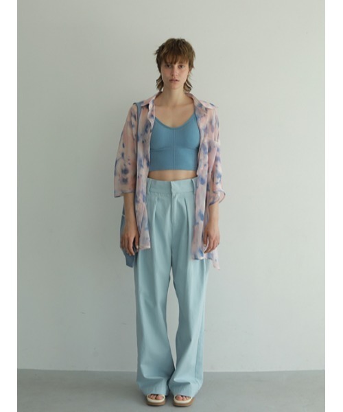 AMAIL（アマイル）の「Icon pastel cami（キャミソール・レディース・ブルー/ホワイト/ブラック・FREE）」の8枚目の写真
