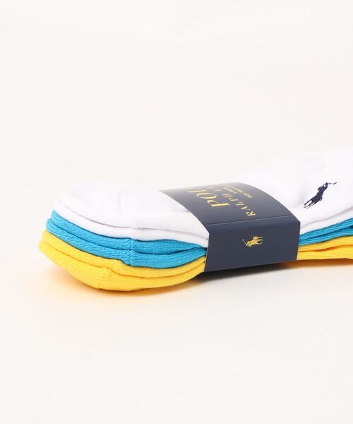 POLO RALPH LAUREN(ポロ ラルフ ローレン)の「【3足セット】POLO RALPH LAUREN メンズ レディース 足底パイル アーチサポート ワンポイント カラー スニーカーソックス 93246602/92009602(ソックス/靴下・メンズ・グリーン系/レッド系/その他1/その他2/ブルー系/ホワイト/ブラック/グレー系/ブルー系2/パープル系/ピンク系/イエロー系・25~27cm/23~25cm/27~29cm)」の19枚目の写真