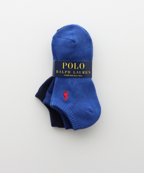 POLO RALPH LAUREN（ポロ ラルフ ローレン）の「【3足セット】POLO RALPH LAUREN メンズ レディース 足底パイル アーチサポート ワンポイント カラー スニーカーソックス 93246602/92009602（ソックス/靴下・メンズ・グリーン系/レッド系/その他1/その他2/ブルー系/ホワイト/ブラック/グレー系/ブルー系2/パープル系/ピンク系/イエロー系・25～27cm/23～25cm/27~29cm）」の16枚目の写真