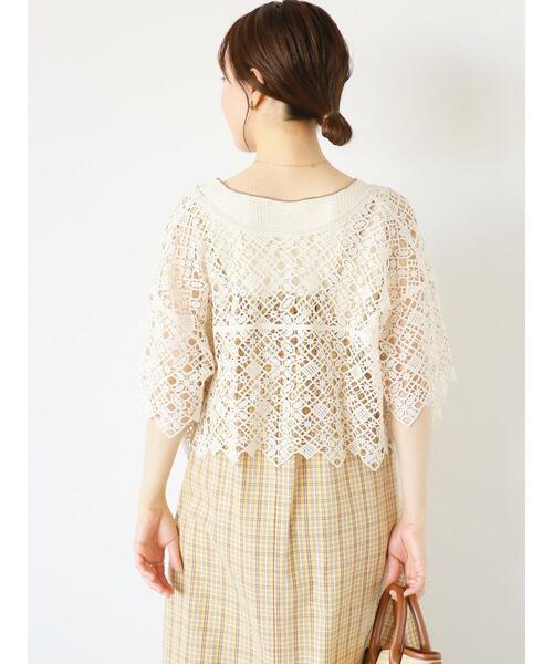 ehka sopo（エヘカソポ）の「チェックキャミワンピース（ワンピース・レディース・イエロー/ミント/ネイビー・F）」の10枚目の写真