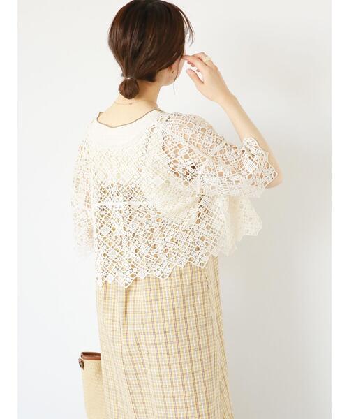 ehka sopo（エヘカソポ）の「チェックキャミワンピース（ワンピース・レディース・イエロー/ミント/ネイビー・F）」の11枚目の写真