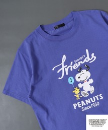 スヌーピー プリント Tシャツ 半袖