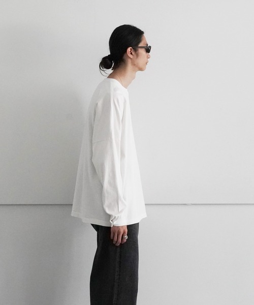 O(オー)の「O- FLAT L/S(Tシャツ/カットソー・メンズ・ブラック/ホワイト・L/M)」の3枚目の写真