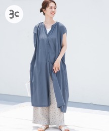 URBAN RESEARCH DOORS | ボイルギャザーフレンチスリーブワンピース(ワンピース)