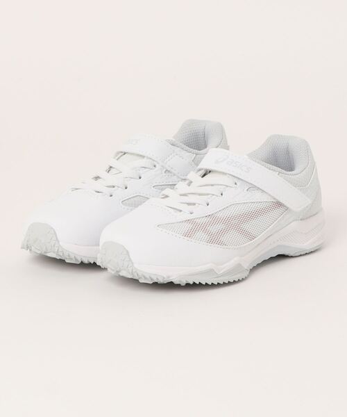 ASICS(アシックス)の「《LAZERBEAM》SI-MG 1154A160(スニーカー・キッズ・ホワイト/ブラック×ゴールド/ブルー/ラベンダー/レッド/ブラック系その他/ライトグリーン/サックスブルー/ライトブルー/ゴールド・21.0cm/24.0cm/20.0cm/23.5cm/22.5cm/21.5cm/24.5cm/19.0cm/23.0cm/22.0cm/25.0cm)」の2枚目の写真