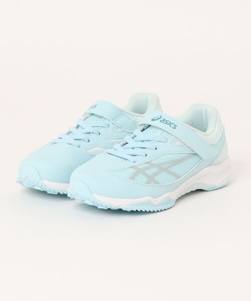 ASICS(アシックス)の「《LAZERBEAM》SI-MG 1154A160(スニーカー・キッズ・ホワイト/ブラック×ゴールド/ブルー/ラベンダー/レッド/ブラック系その他/ライトグリーン/サックスブルー/ライトブルー/ゴールド・21.0cm/24.0cm/20.0cm/23.5cm/22.5cm/21.5cm/24.5cm/19.0cm/23.0cm/22.0cm/25.0cm)」の1枚目の写真