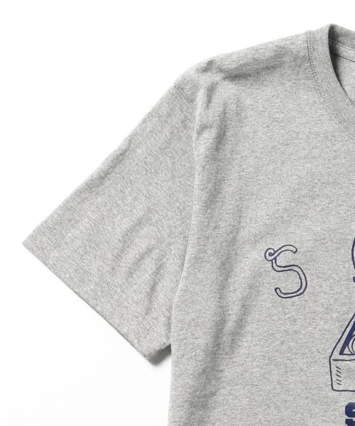 TOKYO CULTUART by BEAMS（トウキョウカルチャートバイビームス）の「かせきさいだぁ / SOBA STATE T-shirt（Tシャツ/カットソー・メンズ・グレー/ネイビー・MEDIUM/X-LARGE/X-SMALL/LARGE/SMALL）」の6枚目の写真