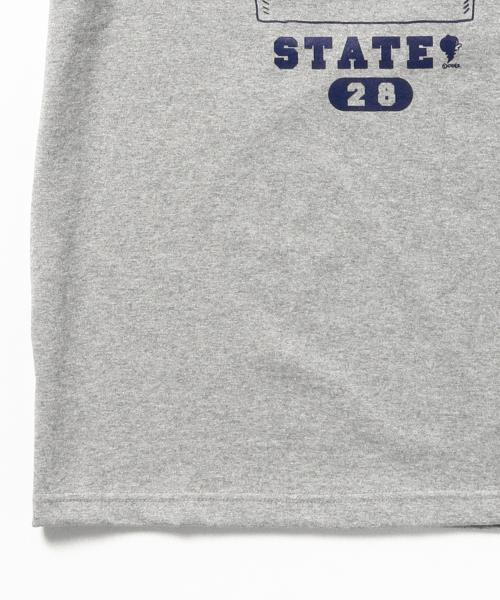 TOKYO CULTUART by BEAMS（トウキョウカルチャートバイビームス）の「かせきさいだぁ / SOBA STATE T-shirt（Tシャツ/カットソー・メンズ・グレー/ネイビー・MEDIUM/X-LARGE/X-SMALL/LARGE/SMALL）」の7枚目の写真