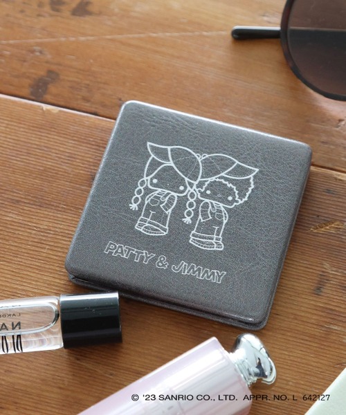 LEPSIM（レプシィム）の「【サンリオキャラクターズ】スクエアミラー　907722（手鏡/メイクミラー・レディース・グレー/グリーン/オレンジ/アイボリー/ライトパープル/ブルー・ONE SIZE）」の3枚目の写真