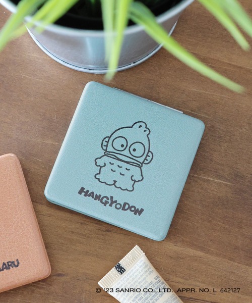 LEPSIM（レプシィム）の「【サンリオキャラクターズ】スクエアミラー　907722（手鏡/メイクミラー・レディース・グレー/グリーン/オレンジ/アイボリー/ライトパープル/ブルー・ONE SIZE）」の4枚目の写真