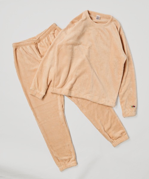 【FRUIT OF THE LOOM / フルーツオブザルーム】ボアルームウェアセット（ルームウェア/パジャマ）｜FRUIT OF THE LOOM（フルーツオブザルーム）