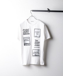 【Sa】【it】サーフプリント Tシャツ