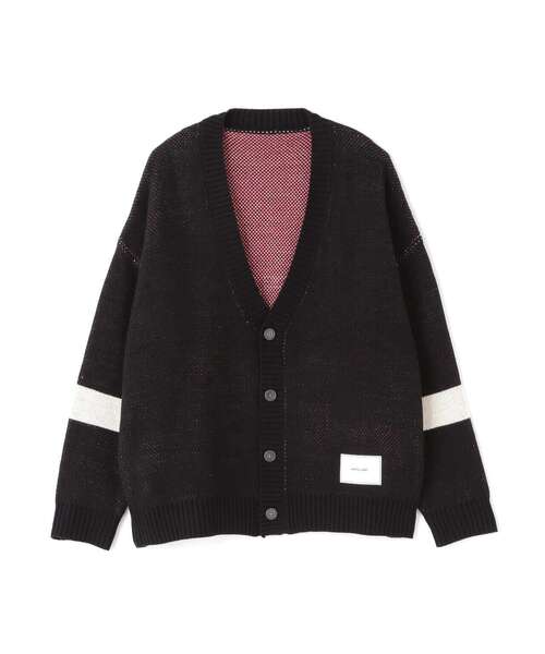 WHITELAND（ホワイトランド）の「【WEB&DEPOT限定】WHITELAND/ホワイトランド/SCHOOL LOGO CARDIGAN/カーディガン（カーディガン/ボレロ・レディース・ブラック/ブルー/グリーン・FREE）」の4枚目の写真