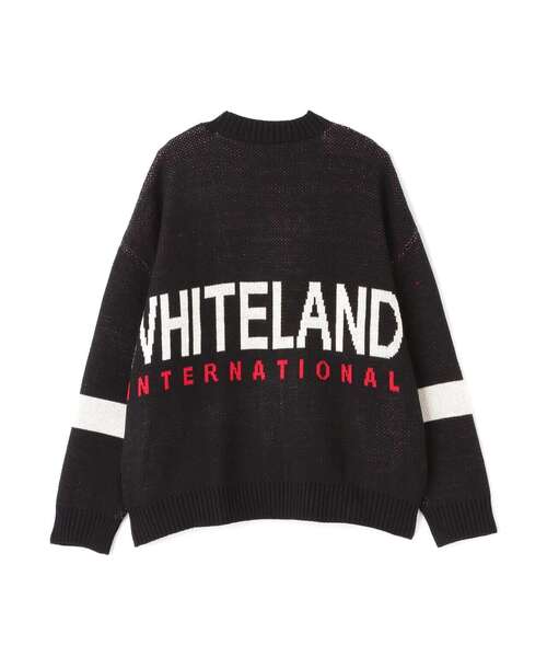WHITELAND（ホワイトランド）の「【WEB&DEPOT限定】WHITELAND/ホワイトランド/SCHOOL LOGO CARDIGAN/カーディガン（カーディガン/ボレロ・レディース・ブラック/ブルー/グリーン・FREE）」の5枚目の写真