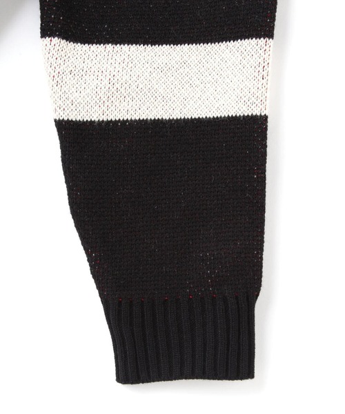 WHITELAND（ホワイトランド）の「【WEB&DEPOT限定】WHITELAND/ホワイトランド/SCHOOL LOGO CARDIGAN/カーディガン（カーディガン/ボレロ・レディース・ブラック/ブルー/グリーン・FREE）」の8枚目の写真