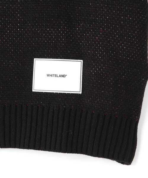 WHITELAND（ホワイトランド）の「【WEB&DEPOT限定】WHITELAND/ホワイトランド/SCHOOL LOGO CARDIGAN/カーディガン（カーディガン/ボレロ・レディース・ブラック/ブルー/グリーン・FREE）」の9枚目の写真