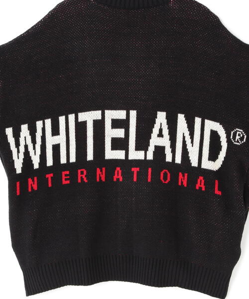WHITELAND（ホワイトランド）の「【WEB&DEPOT限定】WHITELAND/ホワイトランド/SCHOOL LOGO CARDIGAN/カーディガン（カーディガン/ボレロ・レディース・ブラック/ブルー/グリーン・FREE）」の10枚目の写真