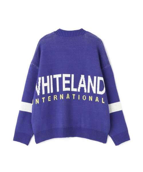 WHITELAND（ホワイトランド）の「【WEB&DEPOT限定】WHITELAND/ホワイトランド/SCHOOL LOGO CARDIGAN/カーディガン（カーディガン/ボレロ・レディース・ブラック/ブルー/グリーン・FREE）」の13枚目の写真