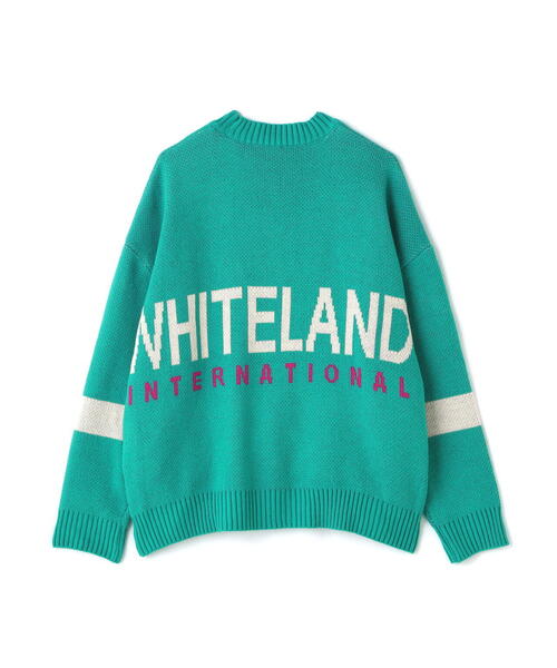 WHITELAND（ホワイトランド）の「【WEB&DEPOT限定】WHITELAND/ホワイトランド/SCHOOL LOGO CARDIGAN/カーディガン（カーディガン/ボレロ・レディース・ブラック/ブルー/グリーン・FREE）」の16枚目の写真