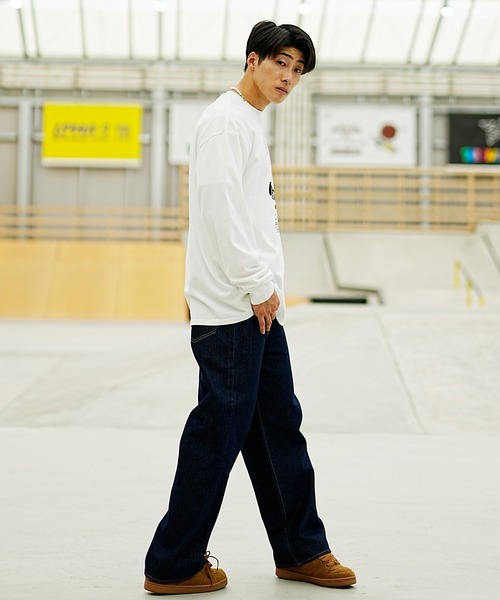 Hurley （ハーレー）の「Hurley/ハーレー 長袖Tシャツ ルーズシルエット ヘビーウエイト キャラクター MLS2312010（Tシャツ/カットソー・メンズ・ブラック/チャコールグレー/ホワイト・M/L）」の9枚目の写真