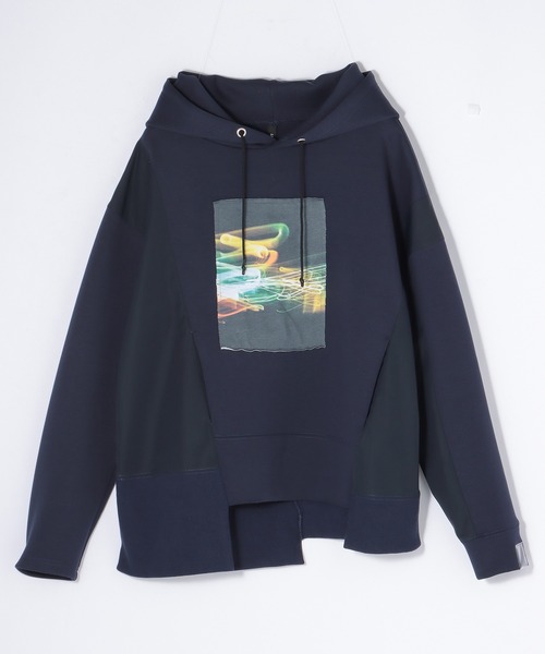 AULA AILA（アウラアイラ）の「フォトプリントフーディー（パーカー・レディース・ホワイト/ブラック/ネイビー・0）」の15枚目の写真