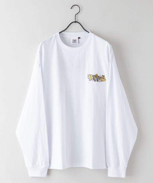 VISION STREET WEAR(ヴィジョンストリートウェア)の「【VISION STREET WEAR/ビジョンストリートウェア】 バックプリント&刺繍 マルチイラスト ロンT 恐竜(Tシャツ/カットソー・メンズ・ホワイト/ライトグレー/ブラック・MEDIUM/LARGE/X-LARGE)」の19枚目の写真