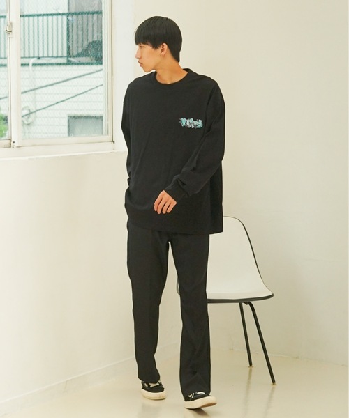 VISION STREET WEAR(ヴィジョンストリートウェア)の「【VISION STREET WEAR/ビジョンストリートウェア】 バックプリント&刺繍 マルチイラスト ロンT 恐竜(Tシャツ/カットソー・メンズ・ホワイト/ライトグレー/ブラック・MEDIUM/LARGE/X-LARGE)」の9枚目の写真