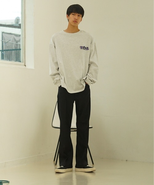VISION STREET WEAR(ヴィジョンストリートウェア)の「【VISION STREET WEAR/ビジョンストリートウェア】 バックプリント&刺繍 マルチイラスト ロンT 恐竜(Tシャツ/カットソー・メンズ・ホワイト/ライトグレー/ブラック・MEDIUM/LARGE/X-LARGE)」の14枚目の写真