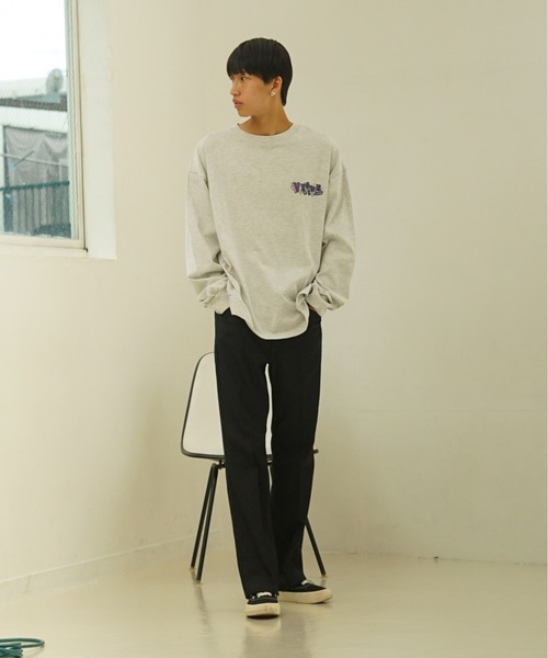 VISION STREET WEAR(ヴィジョンストリートウェア)の「【VISION STREET WEAR/ビジョンストリートウェア】 バックプリント&刺繍 マルチイラスト ロンT 恐竜(Tシャツ/カットソー・メンズ・ホワイト/ライトグレー/ブラック・MEDIUM/LARGE/X-LARGE)」の15枚目の写真