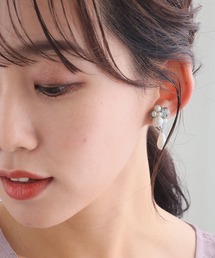 PourVous（プールヴー）の「パール ×ビジューイヤリング 結婚式 同窓会 オケージョン 二次会 （イヤリング）」