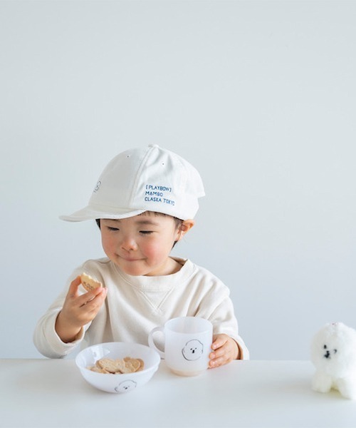カナダ製ミンク帽子 刺繍キャップ キッズ用(キャップ)|MAMBO(マンボ)の