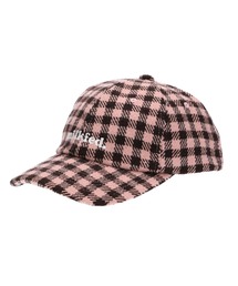 BRUSHED CHECKERED LOGO CAP