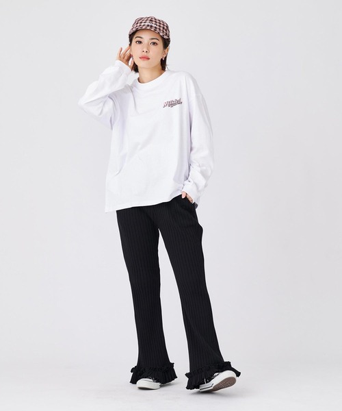 MILKFED.（ミルクフェド）の「BRUSHED CHECKERED LOGO CAP（キャップ・レディース・ライトピンク/ブラック・ONE SIZE）」の10枚目の写真