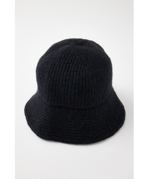 MOUSSY（マウジー）の「FLUFFY KNIT バケットハット（ニットキャップ/ビーニー・レディース・ダークブルー/ブラック/ライトベージュ・FREE）」の5枚目の写真