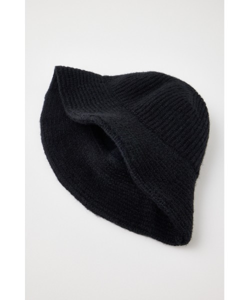 MOUSSY（マウジー）の「FLUFFY KNIT バケットハット（ニットキャップ/ビーニー・レディース・ダークブルー/ブラック/ライトベージュ・FREE）」の10枚目の写真