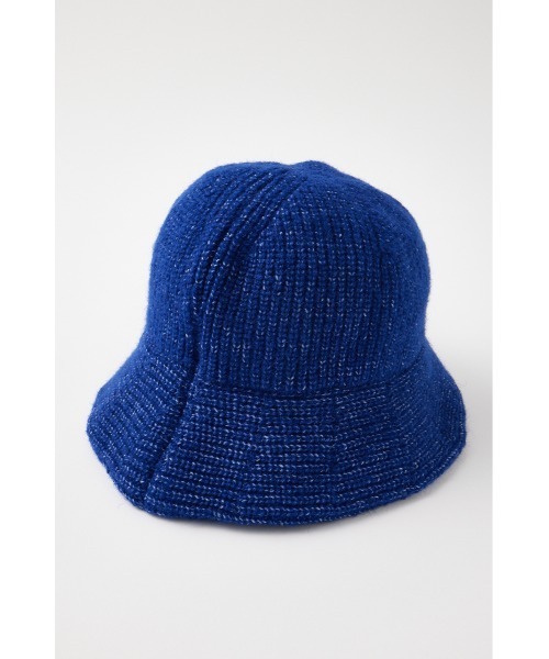 MOUSSY（マウジー）の「FLUFFY KNIT バケットハット（ニットキャップ/ビーニー・レディース・ダークブルー/ブラック/ライトベージュ・FREE）」の15枚目の写真