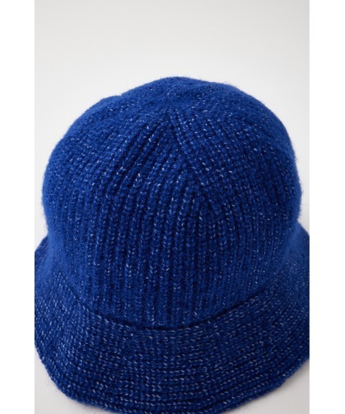 MOUSSY（マウジー）の「FLUFFY KNIT バケットハット（ニットキャップ/ビーニー・レディース・ダークブルー/ブラック/ライトベージュ・FREE）」の17枚目の写真