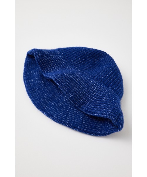 MOUSSY（マウジー）の「FLUFFY KNIT バケットハット（ニットキャップ/ビーニー・レディース・ダークブルー/ブラック/ライトベージュ・FREE）」の18枚目の写真