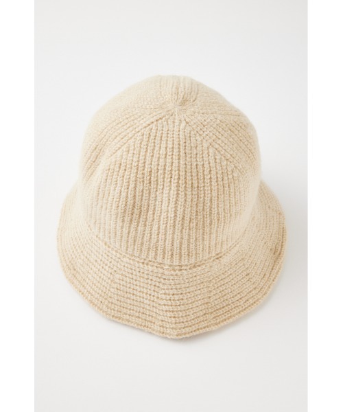 MOUSSY（マウジー）の「FLUFFY KNIT バケットハット（ニットキャップ/ビーニー・レディース・ダークブルー/ブラック/ライトベージュ・FREE）」の19枚目の写真