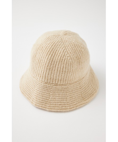 MOUSSY（マウジー）の「FLUFFY KNIT バケットハット（ニットキャップ/ビーニー・レディース・ダークブルー/ブラック/ライトベージュ・FREE）」の20枚目の写真