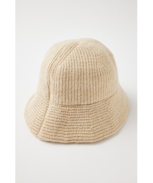 MOUSSY（マウジー）の「FLUFFY KNIT バケットハット（ニットキャップ/ビーニー・レディース・ダークブルー/ブラック/ライトベージュ・FREE）」の22枚目の写真