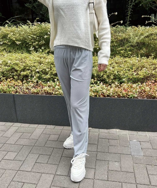 SPIGA（スピーガ）の「細ｺｰﾙﾍﾞﾛｱｲｰｼﾞｰﾊﾟﾝﾂ（その他パンツ・レディース・ブルー・FREE）」の4枚目の写真