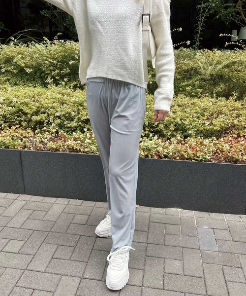 SPIGA（スピーガ）の「細ｺｰﾙﾍﾞﾛｱｲｰｼﾞｰﾊﾟﾝﾂ（その他パンツ・レディース・ブルー・FREE）」の5枚目の写真