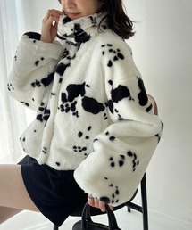 one after another NICE CLAUP | 【premium order】ふわモコジャケット(ブルゾン)
