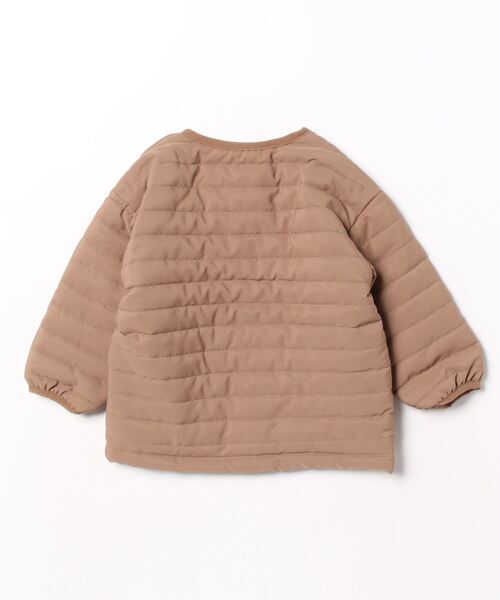 Life Support Products（ライフサポートプロダクツ）の「ノーカラーキルトジャケット（80～150㎝）（ノーカラージャケット・キッズ・ブルー/ベージュ/ブラック/カーキ/ライトグレー・100/120/130/140/150/80/90/95/110）」の21枚目の写真