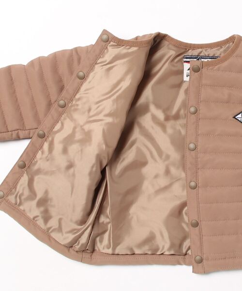 Life Support Products（ライフサポートプロダクツ）の「ノーカラーキルトジャケット（80～150㎝）（ノーカラージャケット・キッズ・ブルー/ベージュ/ブラック/カーキ/ライトグレー・100/120/130/140/150/80/90/95/110）」の22枚目の写真