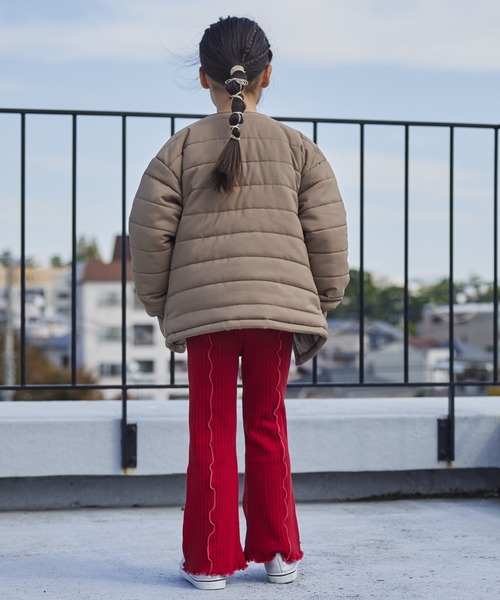 Life Support Products（ライフサポートプロダクツ）の「ノーカラーキルトジャケット（80～150㎝）（ノーカラージャケット・キッズ・ブルー/ベージュ/ブラック/カーキ/ライトグレー・100/120/130/140/150/80/90/95/110）」の11枚目の写真