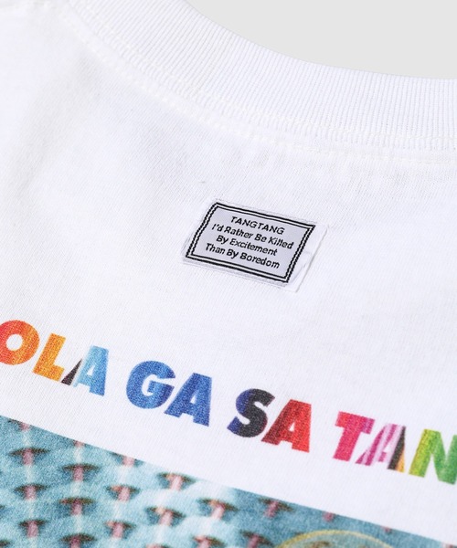TANGTANG(タンタン)の「GASATANG/MOLETSMOTTERUOBONDAKENI(Tシャツ/カットソー・メンズ・ホワイト・M/L/XL/S)」の3枚目の写真