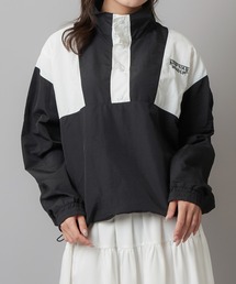 SPINNS | 配色切り替えデザイン ナイロンアノラックトップス(その他トップス)