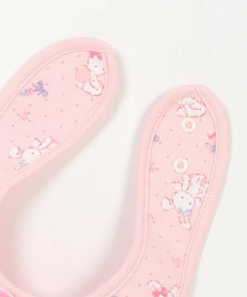 【新品】メゾピアノ ウサギヌイグルミ柄　スタイ＆2wayオールセット 出産祝い